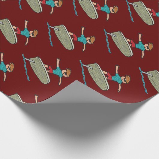 eFoil Surfing Geschenkpapier (Ecke)