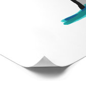 eFoil Surfing Poster (Ecke)