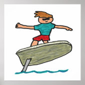 eFoil Surfing Poster (Vorne)