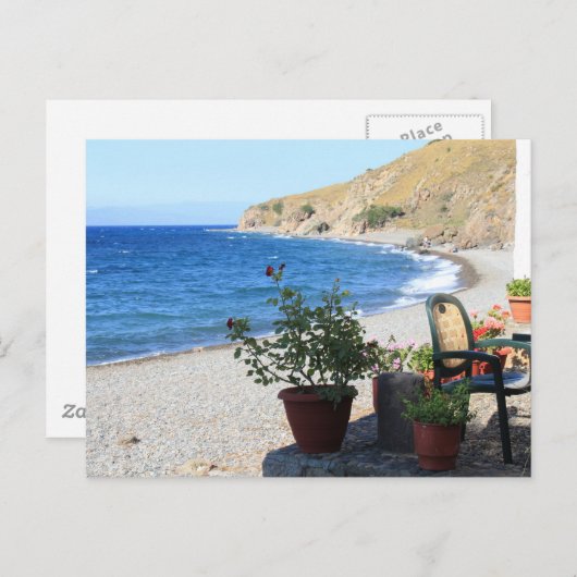 Eftalou Beach Postkarte (Vorne/Hinten)