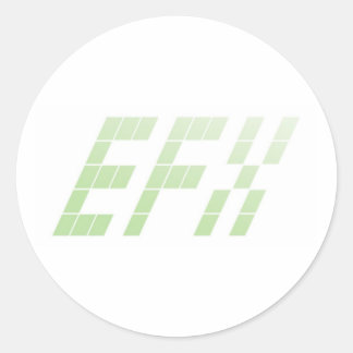 EFX-Aufkleber Runder Aufkleber