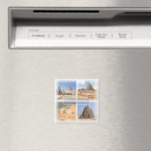 EG0064 Afrika, Ägypten, Kairo, Giza-Pyramide, Kühl Magnet (In Situ (Geschirrspüler))