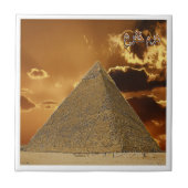 EG055 EGYPT, Chefren, Pyramid, Afrika, Fliese (Vorderseite)