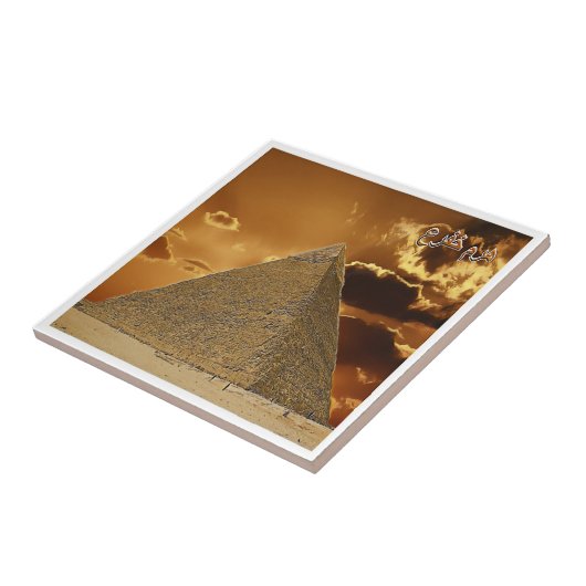EG055 EGYPT, Chefren, Pyramid, Afrika, Fliese (Seite)