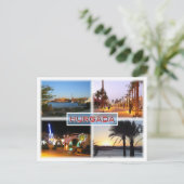 EG Ägypten - Hurghada by Night - Rotes Meer - El G Postkarte (Stehend Vorderseite)