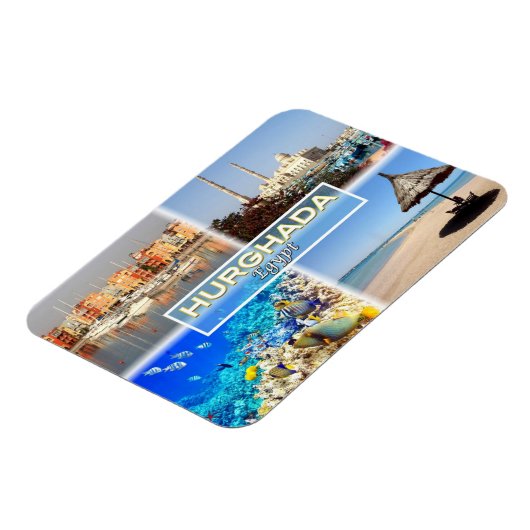 EG Ägypten - Hurghada - Rotes Meer - Magnet (Linke Seite)