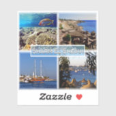 EG Ägypten - Sharm El Sheikh - Rotes Meer - Aufkleber (Blatt)