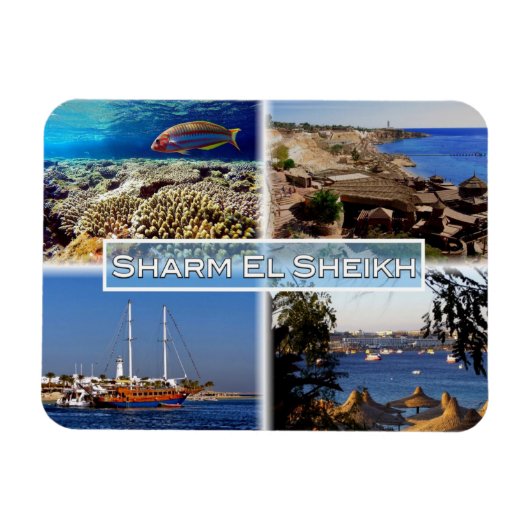 EG Ägypten - Sharm El Sheikh - Rotes Meer - Magnet (Horizontal)