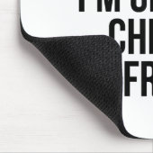 Egal, Cheddar-Fritten Essen Lustig Sarkastisch Mousepad (Ecke)