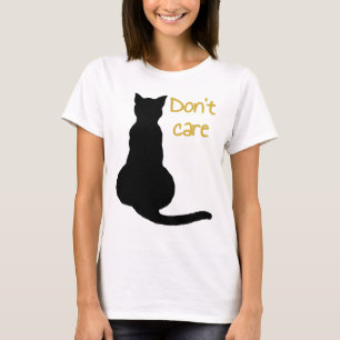 Egal-Katze-Zitat Cartoon-Vektor ausgeschnitten T-Shirt