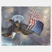 EGAL MIT FLAG FLEECEDECKE (Vorderseite (Horizontal))