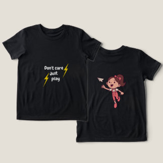 Egal, spiel einfach – Süßes Mädchen-T-Shirt Tri-Blend Shirt