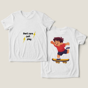 Egal, Spiel Nur – Black Kids ShirtT-Shirt Tri-Blend Shirt