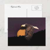 EGAL UND MOND POSTKARTE (Vorne/Hinten)