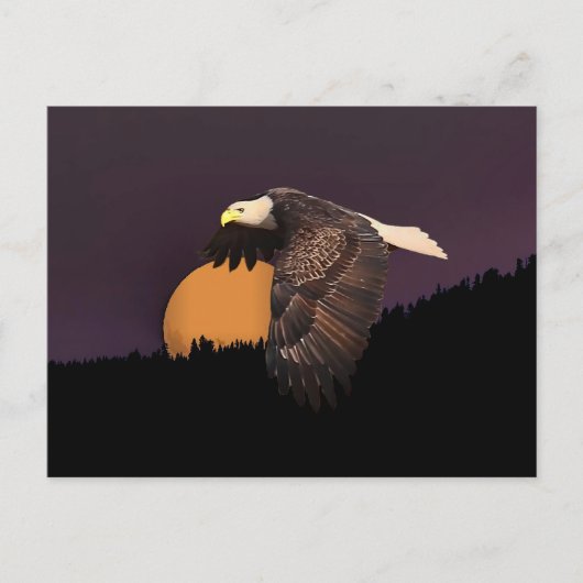 EGAL UND MOND POSTKARTE (Vorderseite)