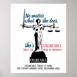 Egal, was sie tut, sie ist politisch unsympathisch poster