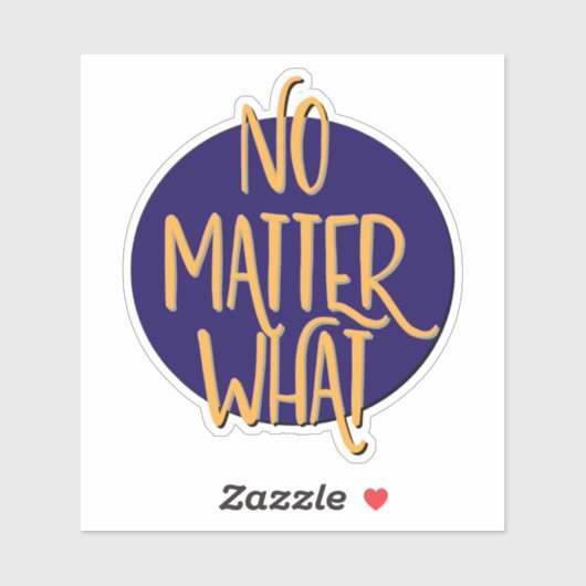 Egal welche Erholung Slogan Aufkleber (Blatt)