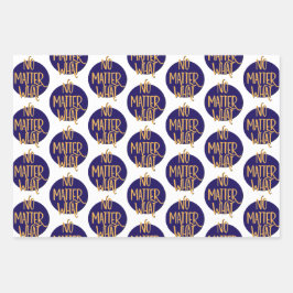 Egal welche Erholung Slogan Geschenkpapier Set