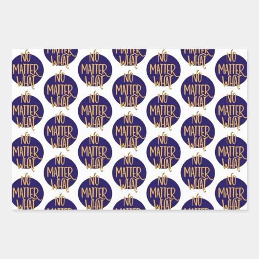 Egal welche Erholung Slogan Geschenkpapier Set (Vorderseite)