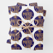 Egal welche Erholung Slogan Geschenkpapier Set (Beispiel)