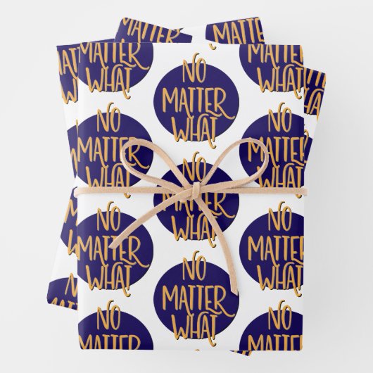 Egal welche Erholung Slogan Geschenkpapier Set (Beispiel)