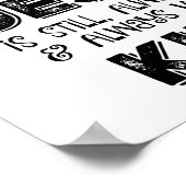 Egal wer Präsident ist, Jesus ist König Poster (Ecke)