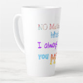 egal wie alt ich immer deine Mutter brauche Milchtasse (Linke Ecke)