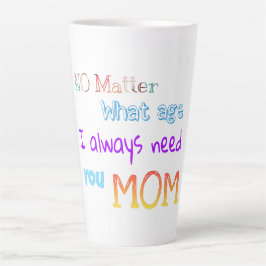 egal wie alt ich immer deine Mutter brauche Milchtasse