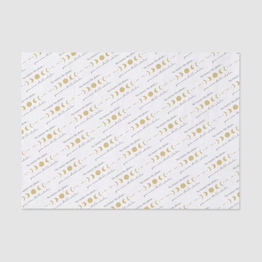 Egal, wie das Phasenmoon-Gewebe funktioniert Seidenpapier (Vorderseite)