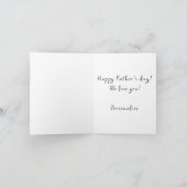 Egal, wie du es schneidest, du bist der beste Papa Karte (Innenseite)