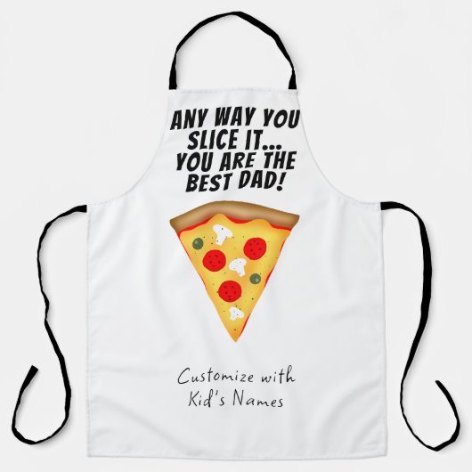 Egal, wie du es schneidest, du bist die beste Papi Schürze (Vorderseite)