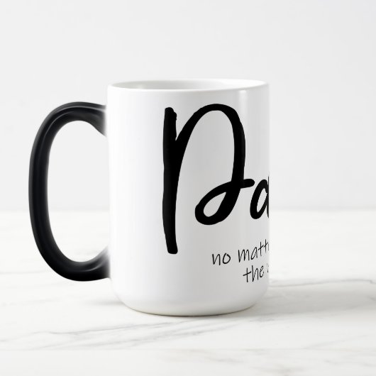 Egal wie es passiert Papa-Tasse Verwandlungstasse (Links)