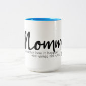 Egal, wie es passiert, wenn Mama-Tasse Zweifarbige Tasse (Mittel)