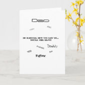 Egal, wie man es sagt karte (Gelbe Blume)