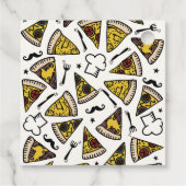 Egal, wie Sie es schneiden Pizza Valentine Gefalle Geschenkanhänger (Rückseite)