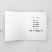 Egal, WIE SIE IHNEN DANKEN Dankeskarte (Innenseite)