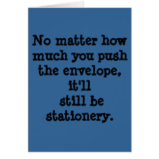 Egal wie viel Sie den Umschlag drücken, wird es…