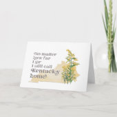 Egal wie weit ich gehe, rufe ich immer noch Kentuc Karte (Vorderseite)