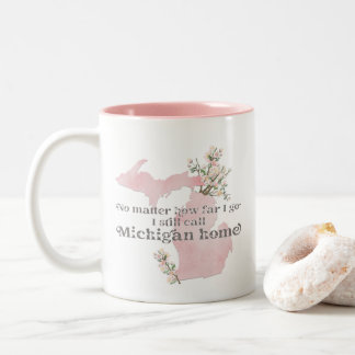 Egal wie weit ich gehe, rufe ich immer noch Michig Zweifarbige Tasse