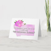 Egal wie weit ich gehe, rufe ich immer noch Montan Karte (Vorderseite)