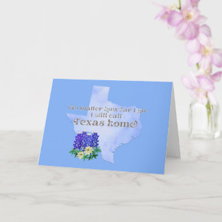 Egal wie weit ich gehe, rufe ich immer noch Texas  Karte