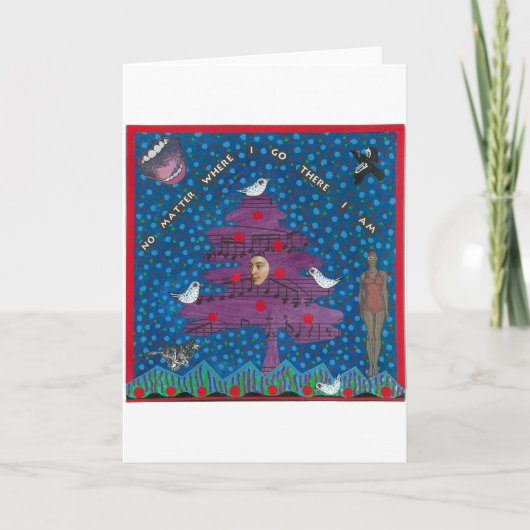 Egal, wo ich Grußkarte gehe Karte (Vorderseite)