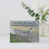 Egal wo Sie fliegen - Postkarte 4,25" x 5,6" (Stehend Vorderseite)