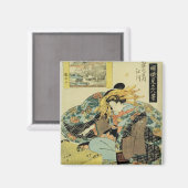 Egawa aus dem Haus Maruebiya Magnet (Vorderseite/Rückseite)