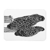 EGELSCHLINGE FUN LOUNGING + FISCHEN AN DER STELLE MAGNET (Horizontal)