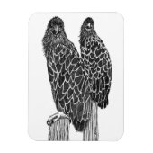 EGELSCHLINGE FUN LOUNGING + FISCHEN AN DER STELLE MAGNET (Vertikal)