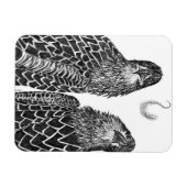 EGELSCHLINKE UND FREUND UND LEITFADEN MAGNET (Horizontal)