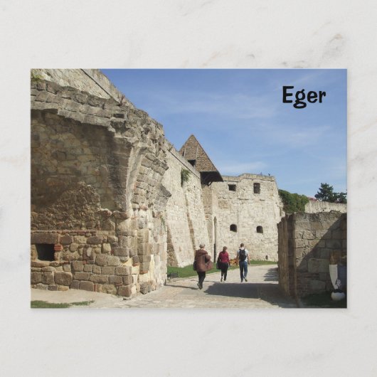 Eger Castle Postkarte (Vorderseite)