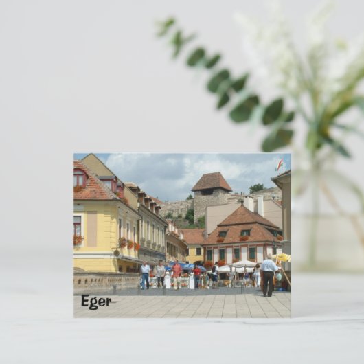 Eger Postkarte (Stehend Vorderseite)