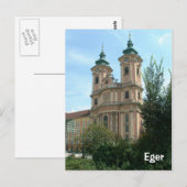 Eger Postkarte (Vorne/Hinten)